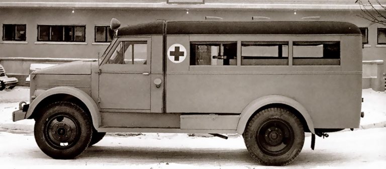 ГЗА-653 автофургон медицинской помощи на шасси ГАЗ-51К