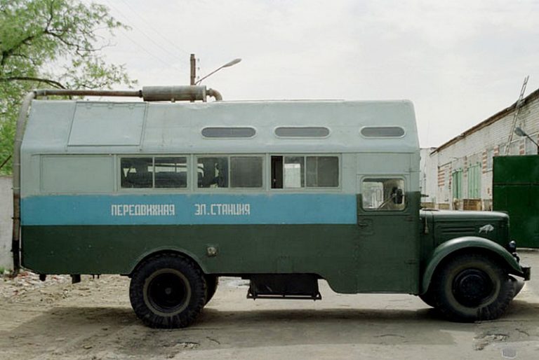 Передвижная электростанция с автобусным кузовом Уралец-371С на шасси МАЗ-200Ш