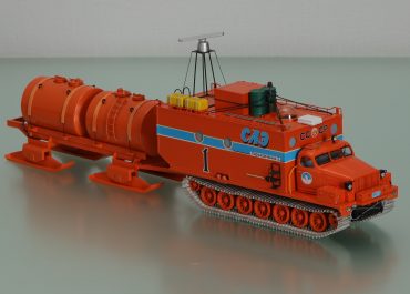 Харьковчанка-2 антарктический вездеход на базе тяжелого тягача АТ-Т