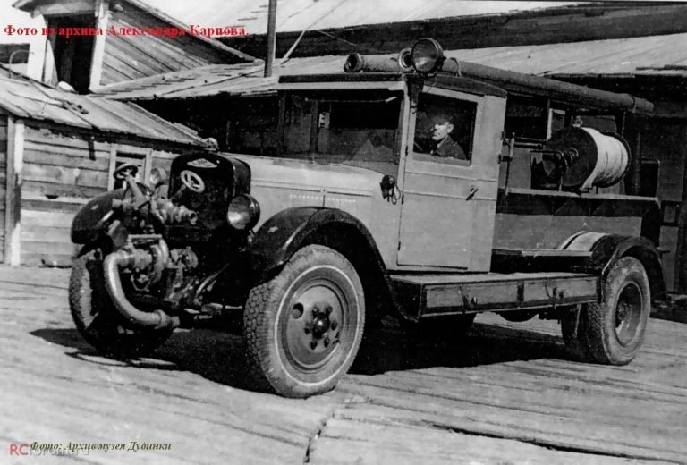 ПМЗ-6 пожарный автонасос-линейка на шасси ЗиС-5В