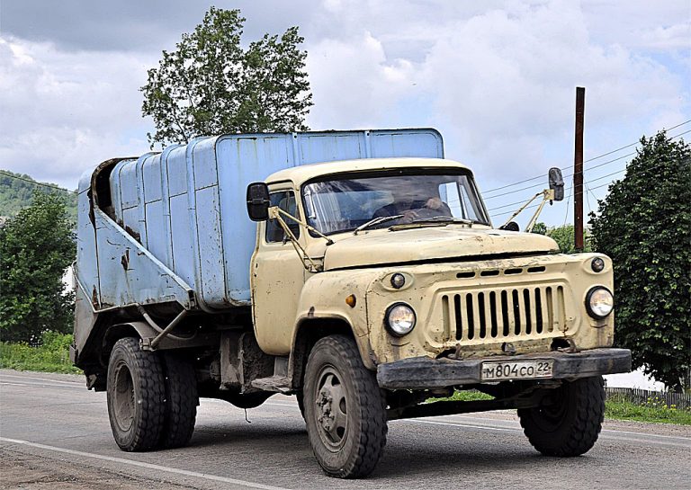 Мусоровоз 53М ручной на шасси ГАЗ-53Б