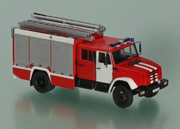 АЦ-2,0-20-2 (433184)-007ММ пожарная автоцистерна на шасси ЗиЛ-433184
