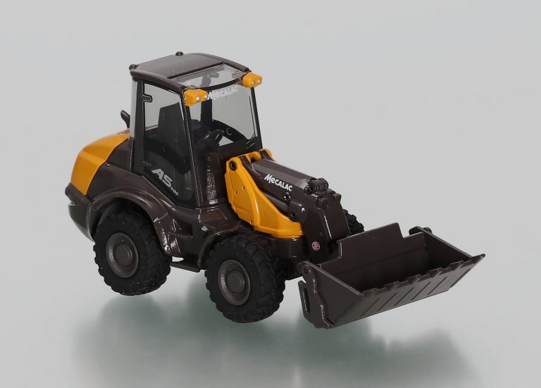 Mecalac AS 900 frontal wheel Loader with a half-turn boom