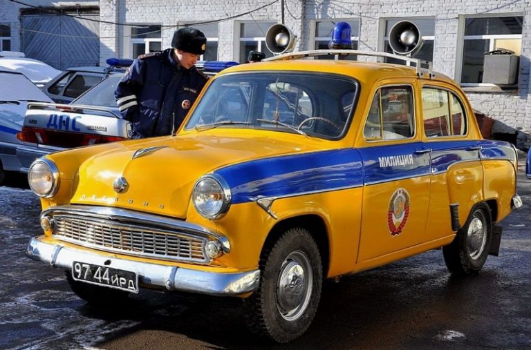 Москвич-403Э, МЗМА Москва 1962-65 год, седан дорожно-патрульной службы ГосАвтоИнспекции