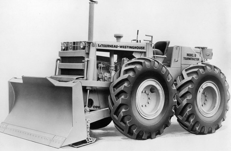 LeTourneau Westinghouse Model C Tournadozer wheel cable bulldozer