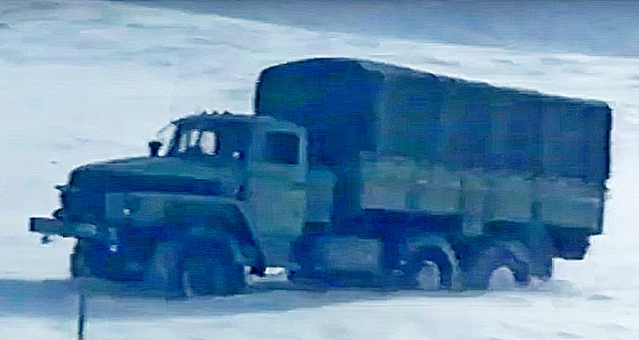 Урал-43202-01 №9 гос. № 15-60 ЧБТ 6×6 грузовой автомобиль сопровождения автопробега 1994 года Overland Challenge