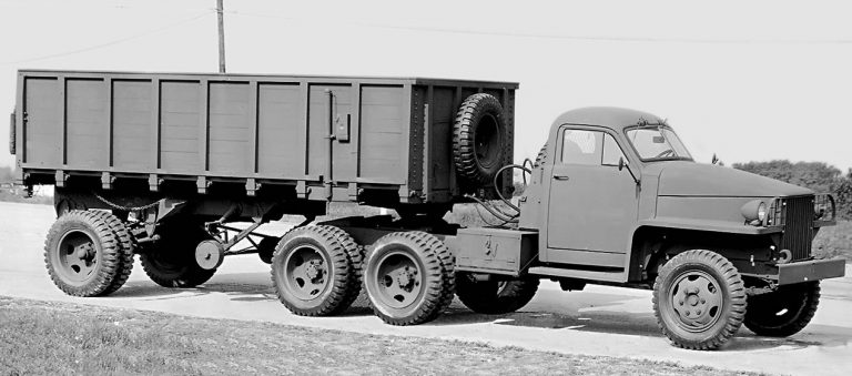 Studebaker US6-U6 седельный тягач с полуприцепом Edwards D11V