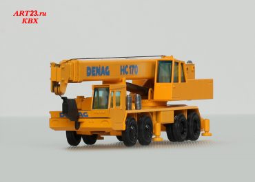 DEMAG HC 170 on chassis FAUN KF50.41/54 teleskopic truck Crane