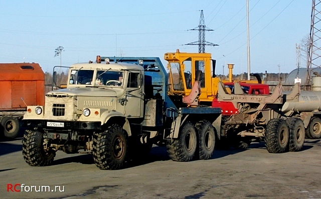 ПВ-204 автопоезд из тягача КрАЗ-255Б
