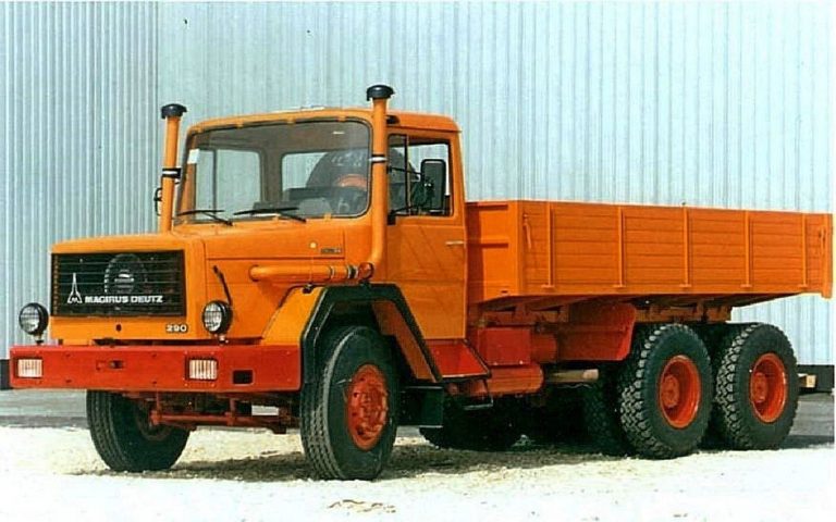 Magirus-Deutz 290D26L бортовой грузовик для работы в тяжёлых условиях