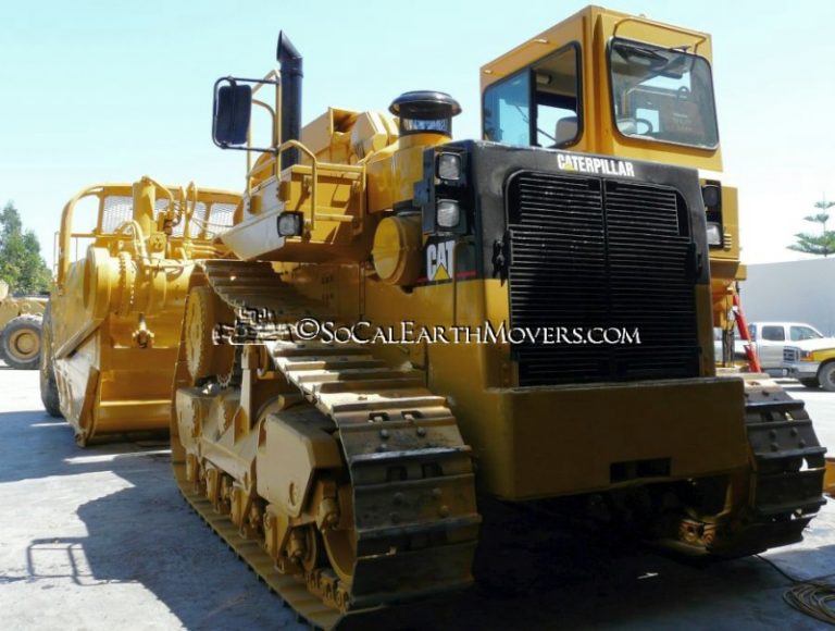 Caterpillar D57T Wheel Tractor Scraper on the basis of a bulldozer Cat D10T