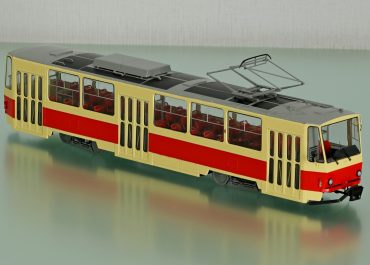 Татра, Tatra-T6B5SU 3-дверный высокопольный трамвай
