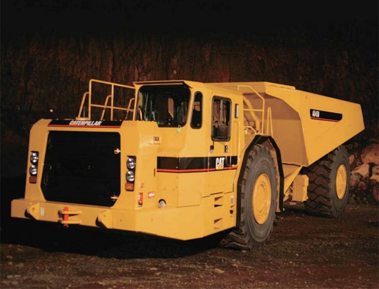Caterpillar AD45B underground articulated truck