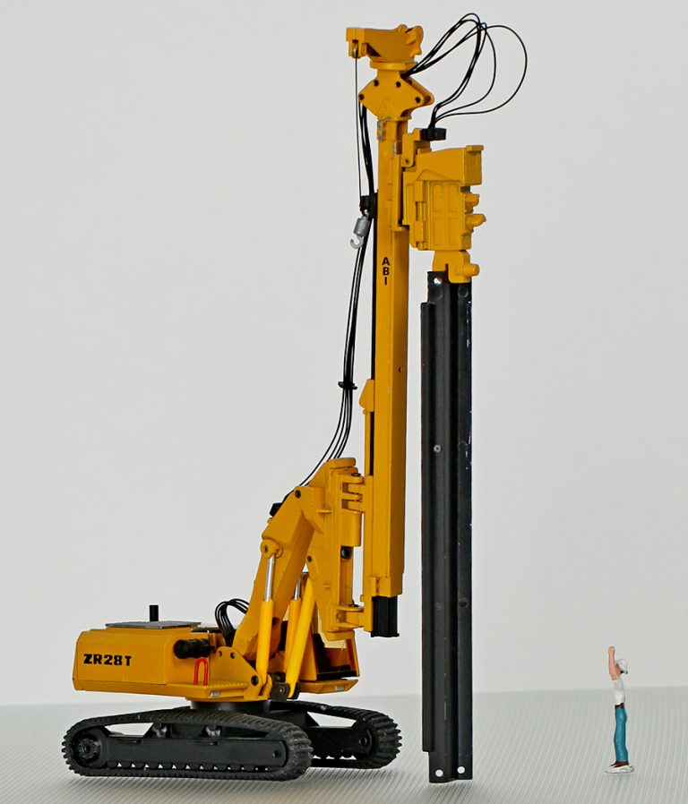 ABI RE 12/14300 Piling Rig on the base excavator Zeppelin ZR28T