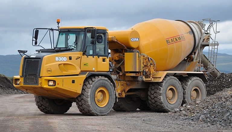 Cement mixer on chassis Volvo A35C