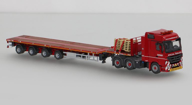 Mercedes-Benz Actros 3350S MP3 Megaspace truck tractor with semi-trailer Nooteboom OVB-65-04V