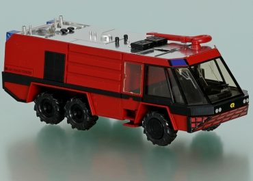 Rosenbauer 10000 Simba airfield fire and rescue truck on the chassis Titan TR