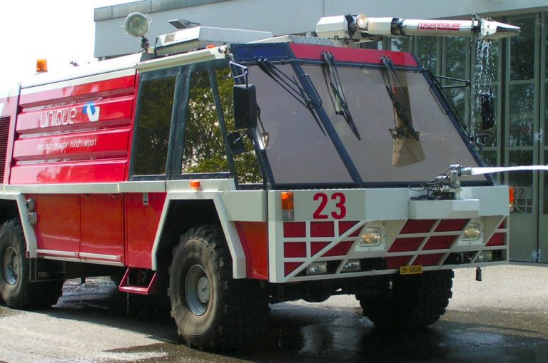 Rosenbauer 10000 Simba airfield fire truck on the chassis Titan TR