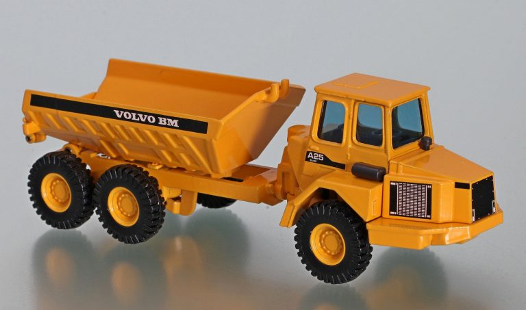 Volvo BM A25, before 1987. 5350, off-road articulated Dump Truck