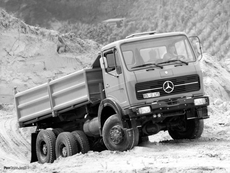 Mercedes-Benz NG, Neuen Generation, 2626 AK «Hafemeister» three-way dump truck with bodywork Meiller-Kipper