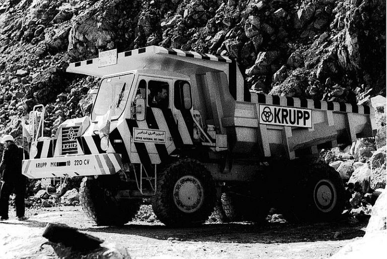 Krupp MK 18 off-road Mining rear dump truck