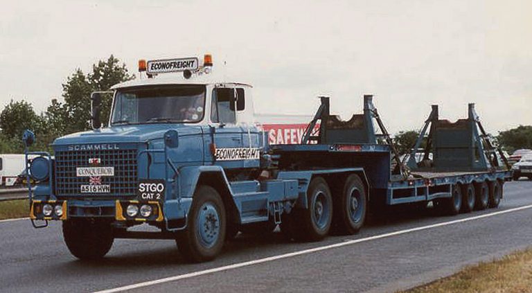 Scammell S24 «Econofreight» heavy saddle-ballast tractor
