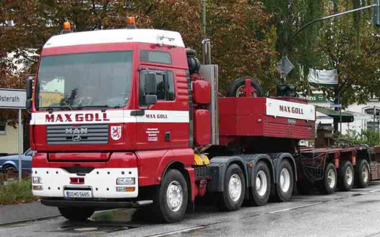 MAN TGA 41.660 XXL «Max Goll» heavy saddle-ballast tractor
