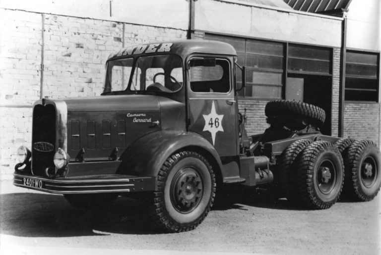 Bernard 150MB35 TTC63 heavy truck tractor with traction winch