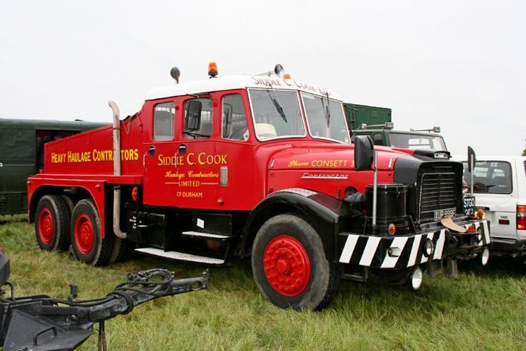 Scammell Contractor «Siddle C. Cook» ballast tractor with trellers M9 D45LF1 USA