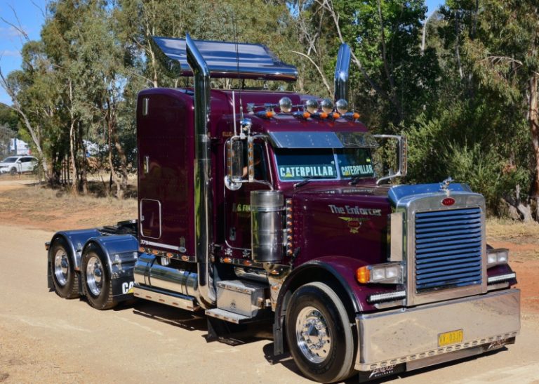 Peterbilt 379 Studio on the chassis Kenworth W900L Highway truck tractor