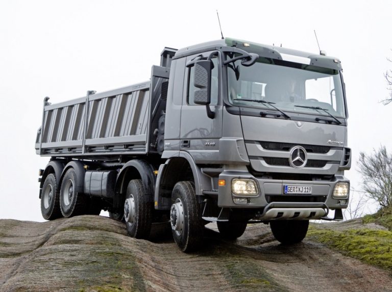 Mercedes-Benz Actros MP3 4151K «Esser» construction three-way dump truck Meiller Kipper