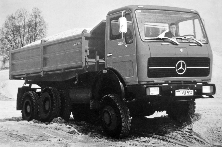 Mercedes Benz NG, Neuen Generation, 2626 AK construction three-way dump truck Meiller Kipper