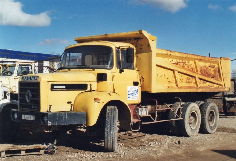 Berliet Renault GBH 280 E Turbo construction rear dump truck