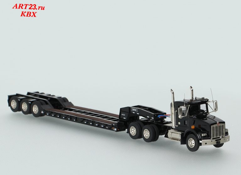 Kenworth T800 15.0 truck tractor with low-frame treller Rogers Ultima CR55