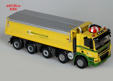 Ginaf X 5250 TS «Millenaar & van Shaik» rear dump truck Hyva Multikap