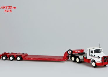 Volvo NL 12/400 truck tractor with low-frame treller Talbert T3DW-80