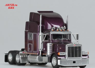 Peterbilt 379 Studio on the chassis Kenworth W900L Highway truck tractor