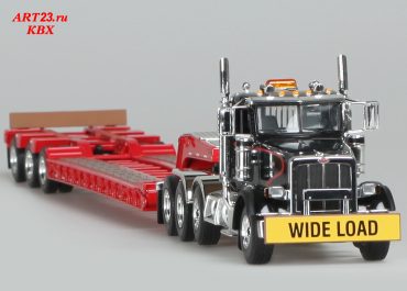 Peterbilt 367 truck tractor with low-frame treller-semi-trailer Rogers Ultima CR500