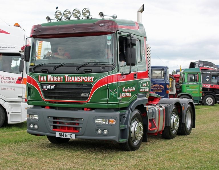 ERF ECT 26.420, version MAN TGA for England, «Ian Wright Transport of  Eaglesfield» truck tractor
