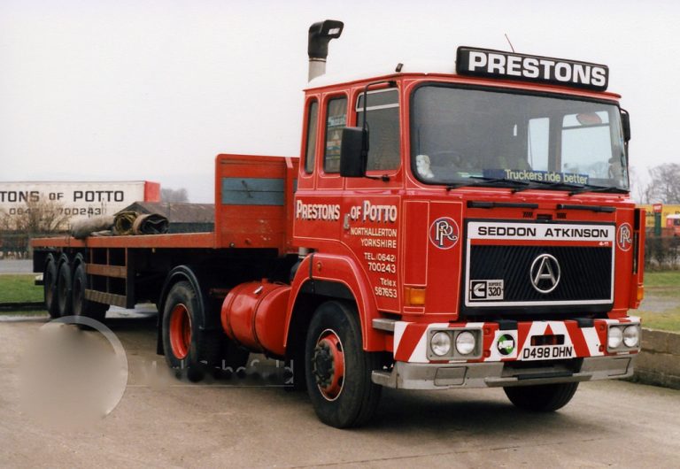 Seddon Atkinson Borderer «Richard Preston & Son LTD» truck tractor with semi-trailer
