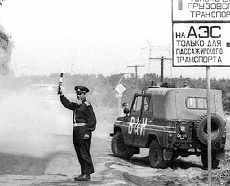 УАЗ-469/469Б автомобиль Военной АвтоИнспекции Советской Армии