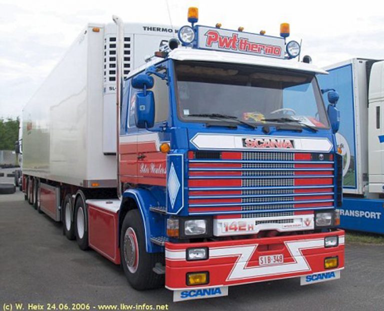 Scania 142H-420 «PWT Thermo» Belgium truck tractor