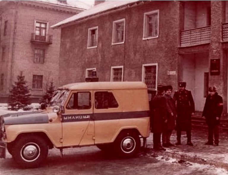 УАЗ-469(Б)-АП или АДЧ милицейский автомобиль Патрульно-постовой службы или Дежурной части