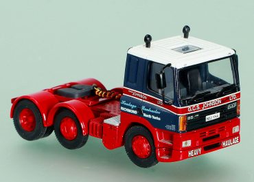 Leyland DAF 85 FTG 85.400 «G.C.S Johnson LTD» truck tractor with Jeep Dolly