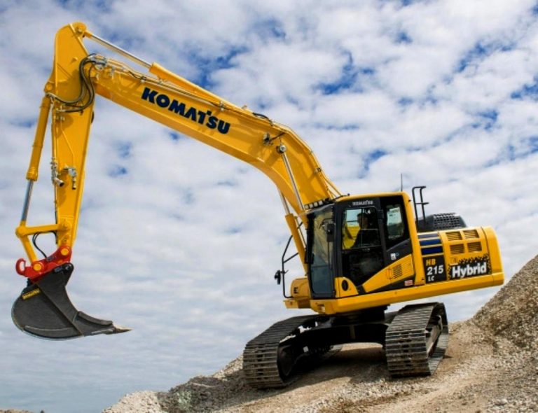 Komatsu HB 215 LC Hybrid crawler hydraulic excavator
