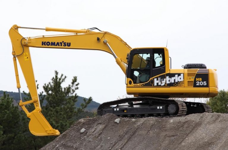 Komatsu HB 205 Hybrid crawler hydraulic excavator