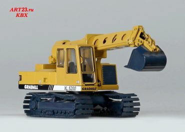 Gradall XL 5200 crawler hydraulic excavator — scheduler