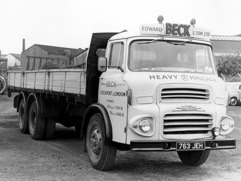 Albion Reiver RE25 «Jack Richards and Son LTD» dropside lorry, cab LAD Leyland-Albion-Dodge