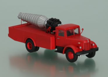 ПАГТ опытный пожарный автомобиль газоводяного тушения с ТРД ВК-1Ф на шасси МАЗ-200