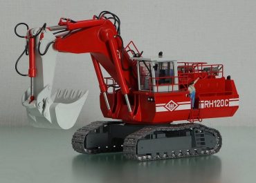 O&K RH 120C crawler hydraulic mining shovel